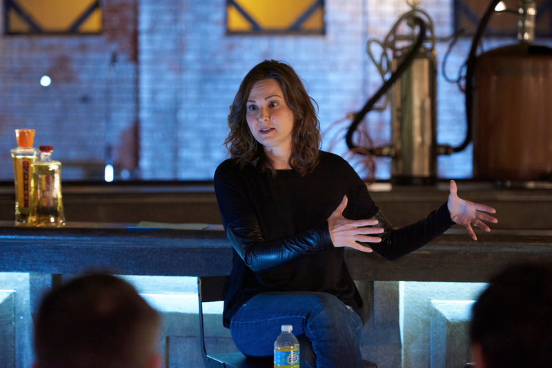 Killjoys creator Michelle Lovretta. Image: Steve Wilkie/Syfy